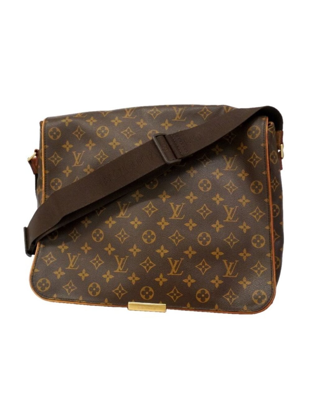 Louis Vuitton Shoulder Bag Monogram Abbesses Brown
